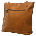 Shopper w/Front Zip Pocket